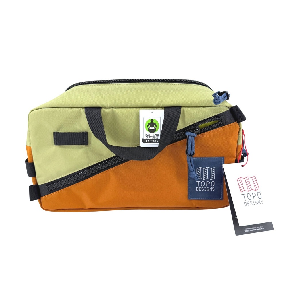 NEW Topo Designs Quick Pack Mens 7L/OS Waist/Shoulder Bag Moss Spice Colorblock